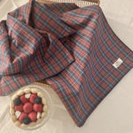 Nappe -SUZANNE- 140x250-Carreaux Rouge et Bleu