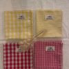 Serviette-BABETTE- Vichy Rose/Jaune