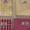 Serviette-BABETTE- Vichy Rose/Jaune – Image 2