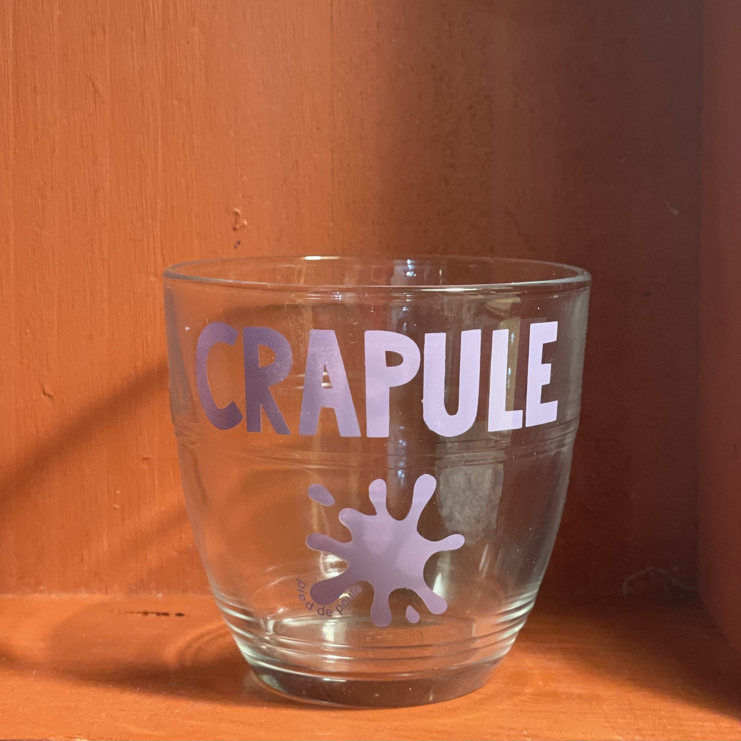 Verre " Crapule"